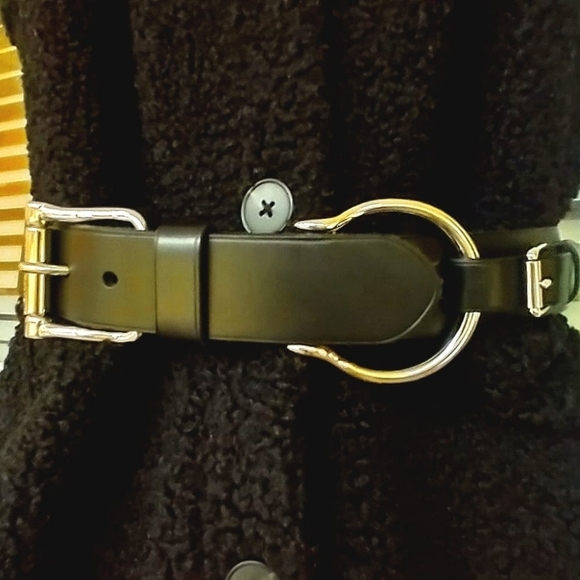 Coat/Duster Vest Curly Sherpa Style Button front Duster Vest - Picture 5 of 14